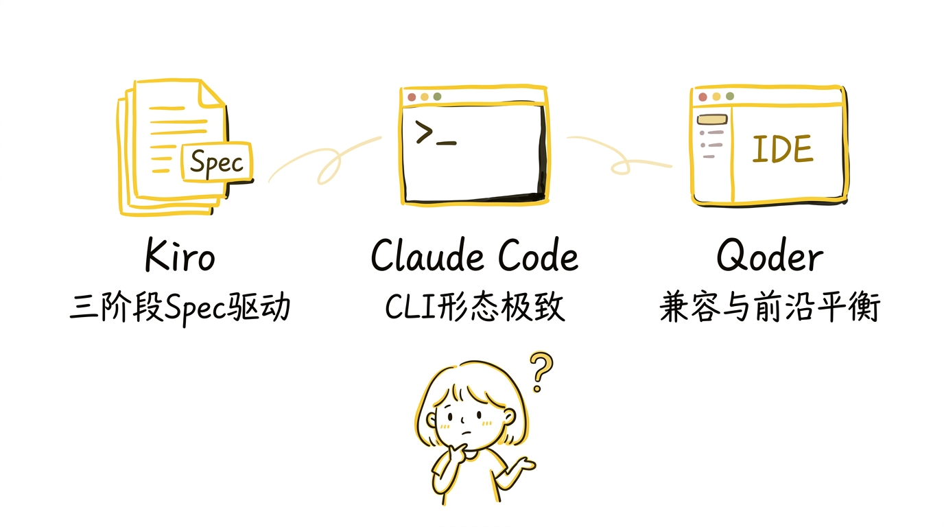 三款 AI Coding 工具对比